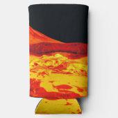 Hot Stuff Lava auf einer Can Cooler Selters Dosenkühler (Rückseite)