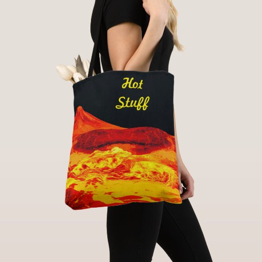 Hot Stuff Lava auf Totbeutel Tasche (Von Nahem)