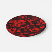 Hot Stuff Lava Plate Pappteller (Schrägansicht)