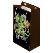 Hot Stuff lil Dragon marshmellow Rösten Kleine Geschenktüte (Vorderseite Schrägansicht)