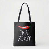 Hot Stuff lustige würzige rote Chili Pfefferschult Tasche (Vorderseite)