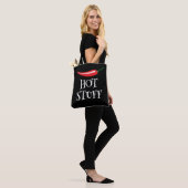 Hot Stuff lustige würzige rote Chili Pfefferschult Tasche (Am Model)