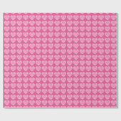 HOT STUFF Pink Candy Hearts Valentine's Day Sweet Geschenkpapier (Flach)