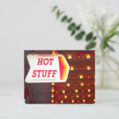 Hot Stuff Postkarte (Stehend Vorderseite)