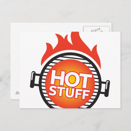 Hot Stuff Postkarte (Vorne/Hinten)