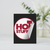 Hot Stuff Postkarte (Stehend Vorderseite)
