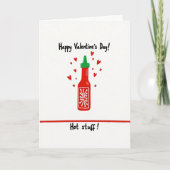 Hot Stuff Valentines Card Karte (Vorderseite)