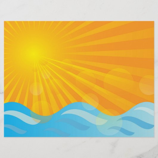 Hot Summer Background Flyer (Vorne)