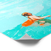 Hot Summer Day Poster (Ecke)