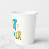 Hot Summer - Hot Summer Season Briefmarke Pappbecher (Links)