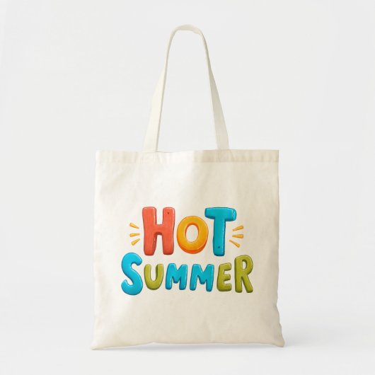 Hot Summer - Hot Summer Season Briefmarke Tragetasche (Vorne)