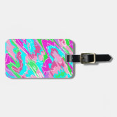 Hot Summer Vibes Abstrakt Gepäckanhänger (Vorderseite horizontal)
