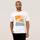 Hot Summer Vintage Retro Vibes T-Shirt (Vorne ganz)