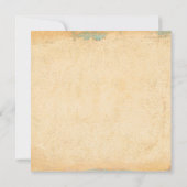 Hot Sunset Sunflower Square Einladung zur Hochzeit (Rückseite)