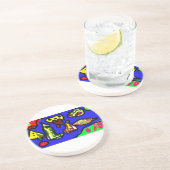 Hot Taco und Pfeffer Getränkeuntersetzer (Seite)