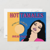 Hot Tamales Postkarte (Vorne/Hinten)