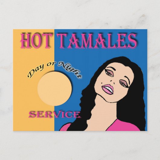 Hot Tamales Postkarte (Vorderseite)