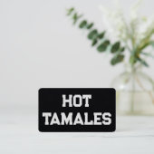 Hot Tamales Premium Visitenkarte (Stehend Vorderseite)