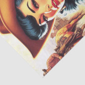 Hot Tattoo Cowgirl Seidenpapier (Ausschnitt)