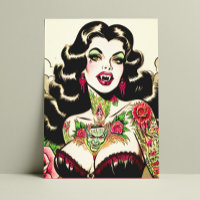 Hot Tattoo Vampire Girl