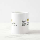Hot Tea, Iced Tea, Illustration Mug Kaffeetasse (Mittel)