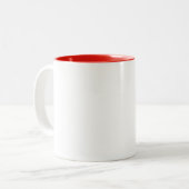 Hot Teacher - lustiger TEA-cher-Puff Zweifarbige Tasse (Vorderseite Links)
