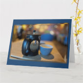 Hot Tee Karte (Gelbe Blume)