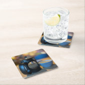 Hot Tee Rechteckiger Pappuntersetzer (Vor Ort)