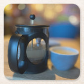 Hot Tee Rechteckiger Pappuntersetzer (Vorderseite)