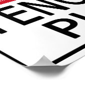 Hot Tenor Sax Player Poster (Ecke)