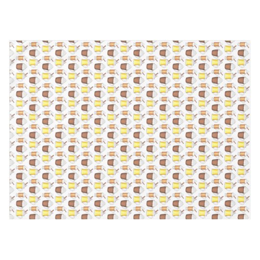 Hot Toddy Cocoa Eggnog Winterurlaub Weihnachten Tischdecke (Vorderseite (Horizontal))