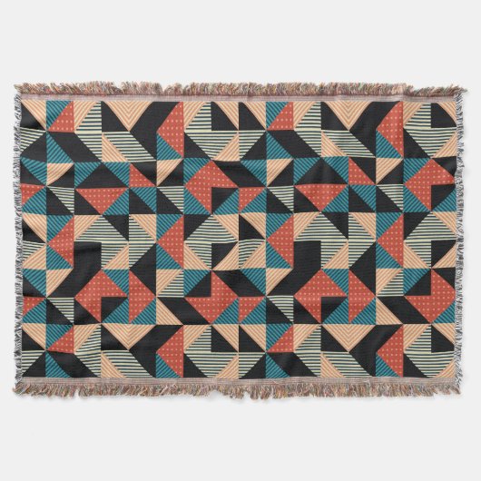 Hot Triangle: Geometrischer Memphis-Stil. Decke (Vorderseite)