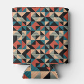 Hot Triangle: Geometrischer Memphis-Stil. Dosenkühler (Rückseite)