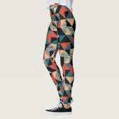 Hot Triangle: Geometrischer Memphis-Stil. Leggings (Links)
