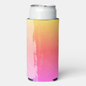 Hot Tropical Flamingo Selters Dosenkühler (Seltzer Rückseite)