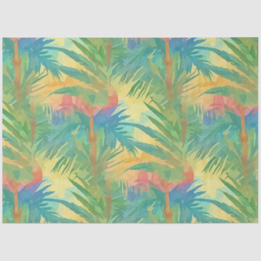 Hot Tropical Sunset Seidenpapier (Vorderseite)