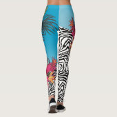Hot Tropics Zebra Skin Leggings (Rückseite)