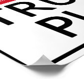 Hot Trumpet Player-Kopie Poster (Ecke)