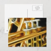 Hot Trumpet Postcard Postkarte (Vorne/Hinten)