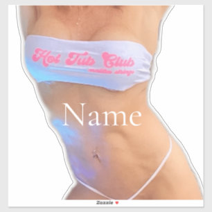 Hot Tub Club Thunder_Cove Aufkleber