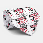 Hot Tuba Player Krawatte (Gerollt)