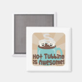 Hot Tubbing Marshmallows Magnet (Vorderseite/Rückseite)