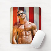 Hot Typ Musclest Sexy Shirless Man Hunk Mousepad (Mit Mouse)