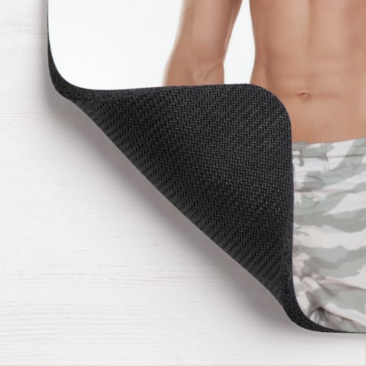 Hot Typ Sexy Stuck Shirless Muscle Man Hunk Mousepad (Ecke)