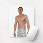 Hot Typ Sexy Stuck Shirless Muscle Man Hunk Mousepad (Mit Mouse)