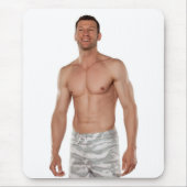 Hot Typ Sexy Stuck Shirless Muscle Man Hunk Mousepad (Vorne)