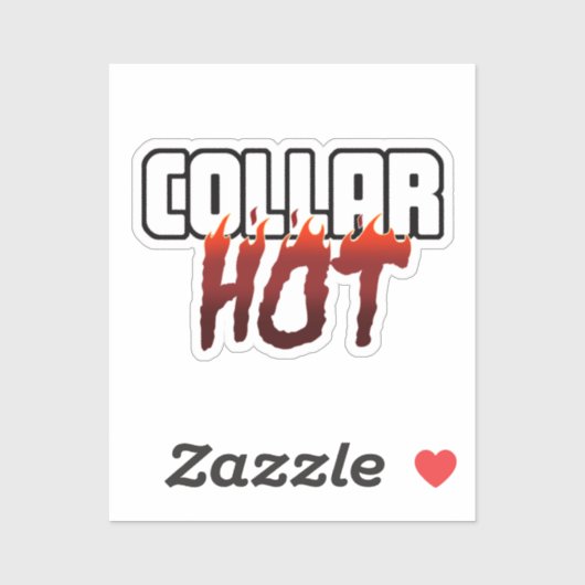 Hot Under the Collar Aufkleber (Blatt)