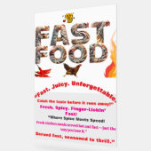 "Hot & Unglaublich witzig Business Promotions" Acrylschild (Winkel)