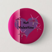 Hot Valentine Button (Vorderseite)