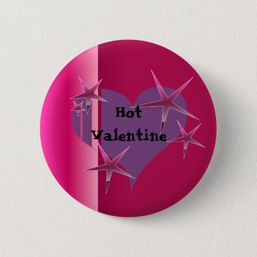 Hot Valentine Button (Vorderseite)